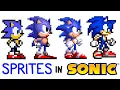 The Evolution of Sonic Sprites