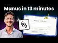 Manus AI explained simply in 13 minutes setup use cases