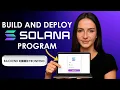Build and Deploy a Solana App in 10 Minutes Full Frontend Backend Tutorial
