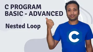 C Program English Tutorial 62 Nested loop
