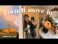 cornell move-in vlog unboxing o-week dorm tour sophomore year