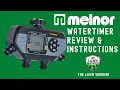 Melnor Automatic FOUR zone water timer How to program Melnor water timer