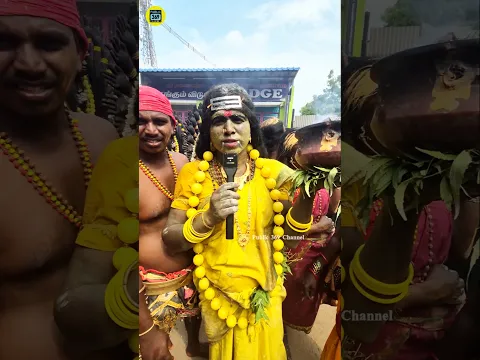 🟢 குலசை முத்தாரம்மனுக்கு வேண்டுதல் வைத்து மாரியம்மன் வேடம் அணிந்து வந்த பக்தர்கள்