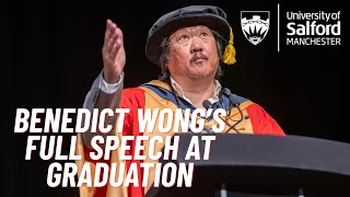 Benedict Wong s full speech at Summer Graduation 2026