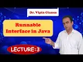 Java Multithreading using Runnable Interface CS Teachers Dr Vipin Classes