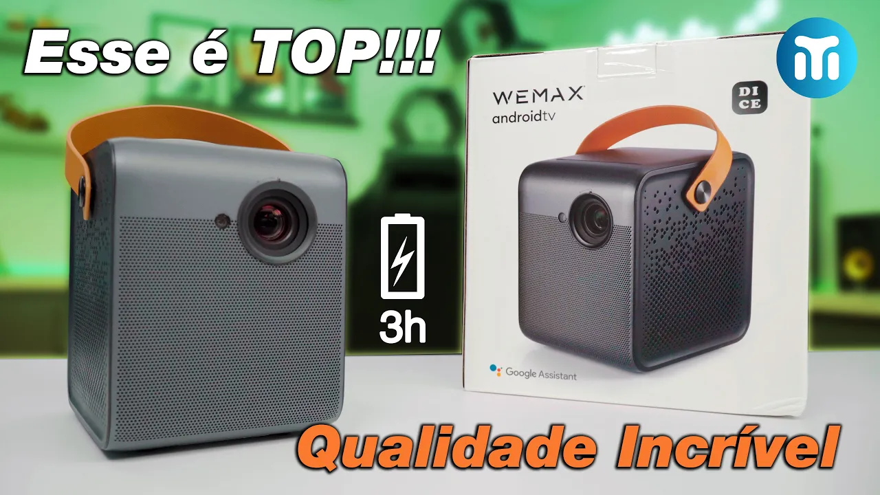 Com este PROJETOR da pra montar um CINEMA em qualquer lugar - WEMAX DICE FOR MOVIE