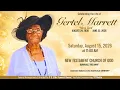 Celebrating the Life of GERTEL MARRETT MISS GEE
