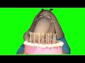That Annoying Fat Elephant B from Sing Singing Happy Birt ay - Green Screen