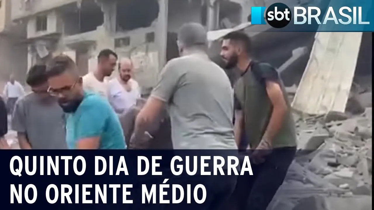 Equipe do SBT mostra cidade atacada pelo Hamas | SBT Brasil (11/10/23)
