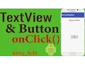 TextView and Button onCLick Android Studio Tutorial Beginners All About Android