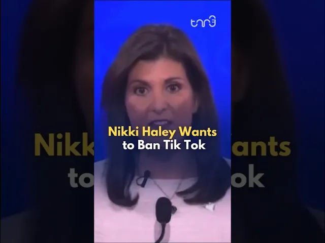 ⁣Nikki Haley argues Tik Tok is making people sympathetic towards P@lestinians and must be banned.