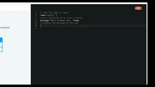 Sololearn Introduction to Python chatbot v1 1 solution