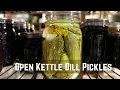 The way my Grandma taught me The old way of pickling Open kettle canning pickles