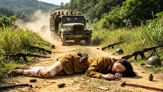 女特工偽裝成傷兵混入日軍防線，直搗大本營，血洗全營敵軍   ⚔️  抗日  MMA | Kung Fu