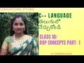 OOP OOP Concepts in C Part - 1 Object Oriented Programming Concepts in English