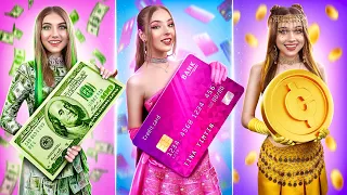 فتاة السنت ضد فتاة الدولار ضد فتاة المليون فتيات الصراف الآلي في الواقع 