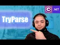 Conversion de tipos con TryParse