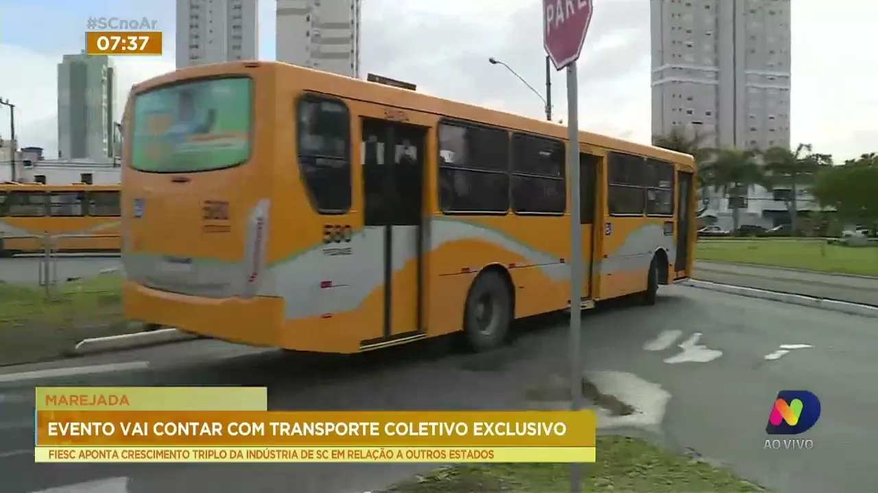 Neste ano, público contará com transporte coletivo especial na Festa da Marejada de Itajaí