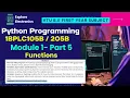 Module 1 Chapter 4 Functions Python Programming VTU first year