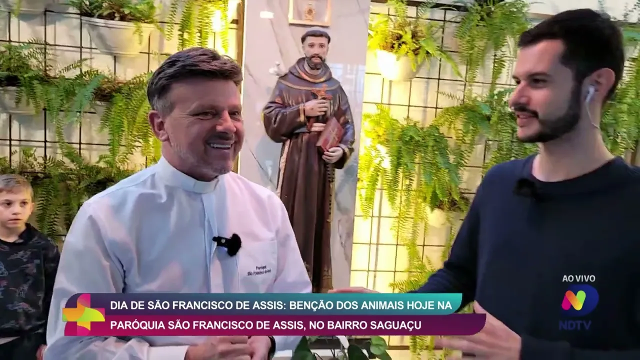 Dia de São Francisco de Assis: Benção dos Animais hoje na Paróquia São Francisco de Assis