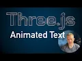 Learn Three js Animated Text Effects