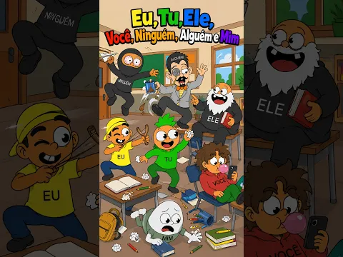 EU, TU, ELE, VOCÊ, NINGUEM, ALGUEM e MIM na ESCOLA !!! 2