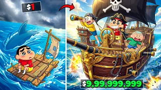 Shinchan and Nobita Build The Raft👿 !