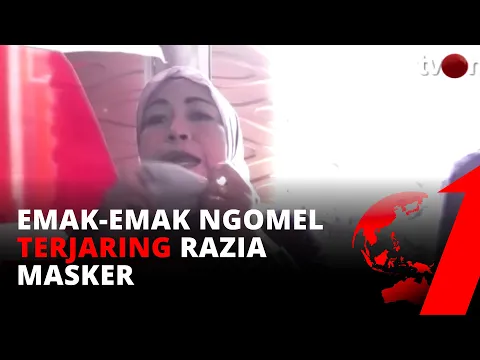 Marah-Marah, Seorang Emak-Emak Terjaring Razia Masker di Tanah Abang | tvOne