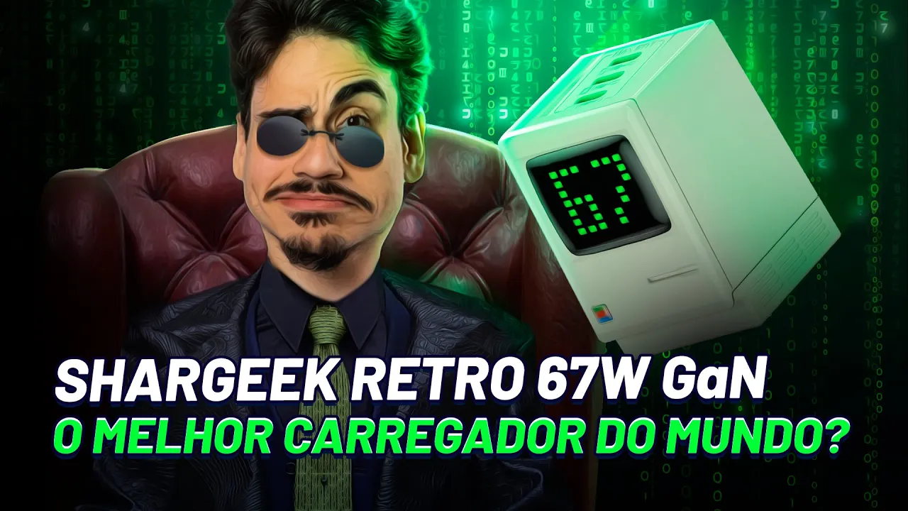Testamos o carregador da Shargeek Retro 67W GaN: design vintage e tecnologia avançada!
