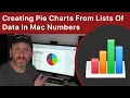 Creating Pie Charts From Lists Of Data In Mac Numbers