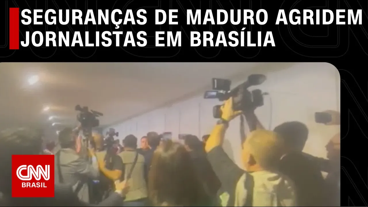 Seguranças de Maduro agridem jornalistas em Brasília | O GRANDE DEBATE