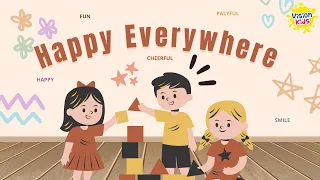 Download HAPPY EVERYWHERE | DISINI SENANG DISANA SENANG | Karaoke Lagu Anak MP3