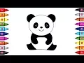 How to Draw Panda Panda Coloring Pages for Kids