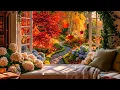 Peaceful Autumn Piano Music ~ Gentle Cottagecore Melodies for Stress Relief & Reading