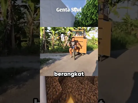 Orang ini nekat buat rumah diatas sepeda!!