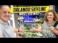 Best Views of Orlando at Night - Bar 17 Bar Bistro Rooftop at Adventura Hotel