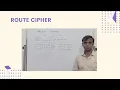 Route Cipher - Transposition Cipher