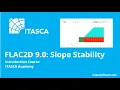 FLAC2D 9 0 Slope Stability Example Part 1