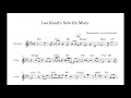 Lee Konitz - Solo On Misty Transcription (Concert Key)