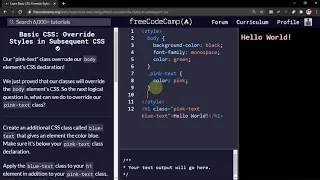 Basic CSS Override Styles in Subsequent CSS