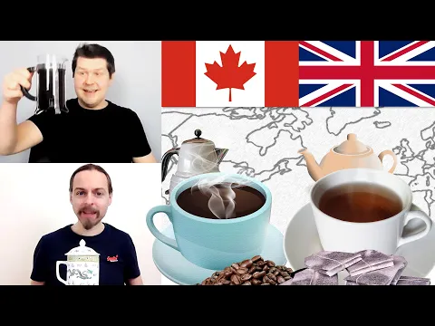 Coffee and Tea in Canada and England ☕🍵 North American + British English Comprehensible Input Talk