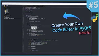 Create Your Own Code Editor in Python Using PyQt5 - Adding Search Option in Sidebar