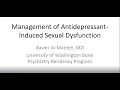 Management of Antidepressant-Induced Sexual Dysfunction