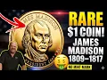 USA President Dollar Coin 1809 1817 James Madison 1 Coin Value