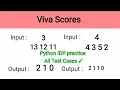 Viva Scores Python IDP Solutions Telugu Nxtwave CCBP Python Problems Greater Count Raj Python Tech
