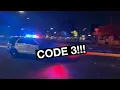 LASD responding to a traffic collision