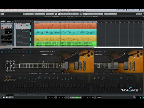 Ample Guitar Semi Hollow product video