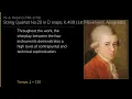 Wolfgang Amadeus Mozart — String Quartet No.20 in D major, K.499 (1st Movement: Allegretto)