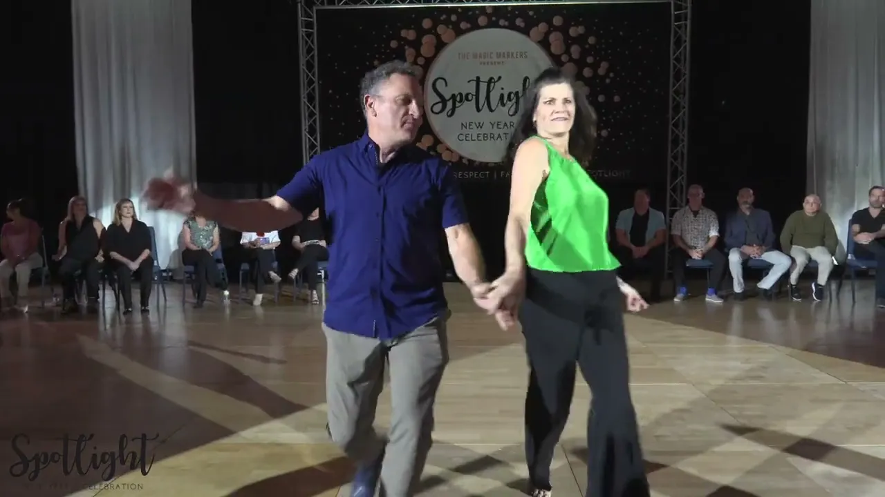 Spotlight New Year's Celebration 2024/2025 Masters Open Jack & Jill Monte King & Joy Stachura