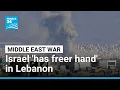 Israel has freer hand in Lebanon as US not involved FRANCE 24 English